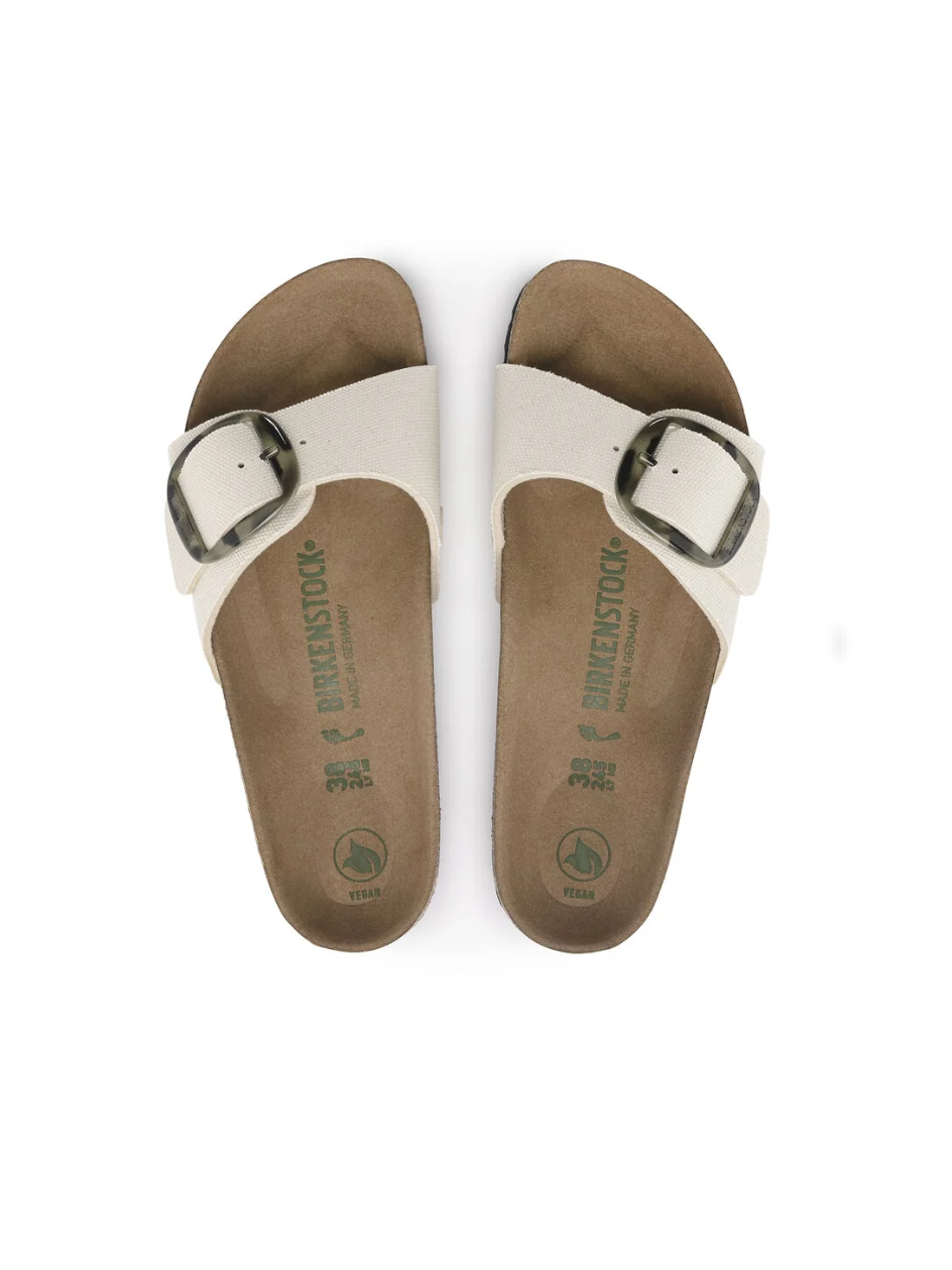 BIRKENSTOCK MADRID VEGAN BIG BUCKLE EGGSHELL