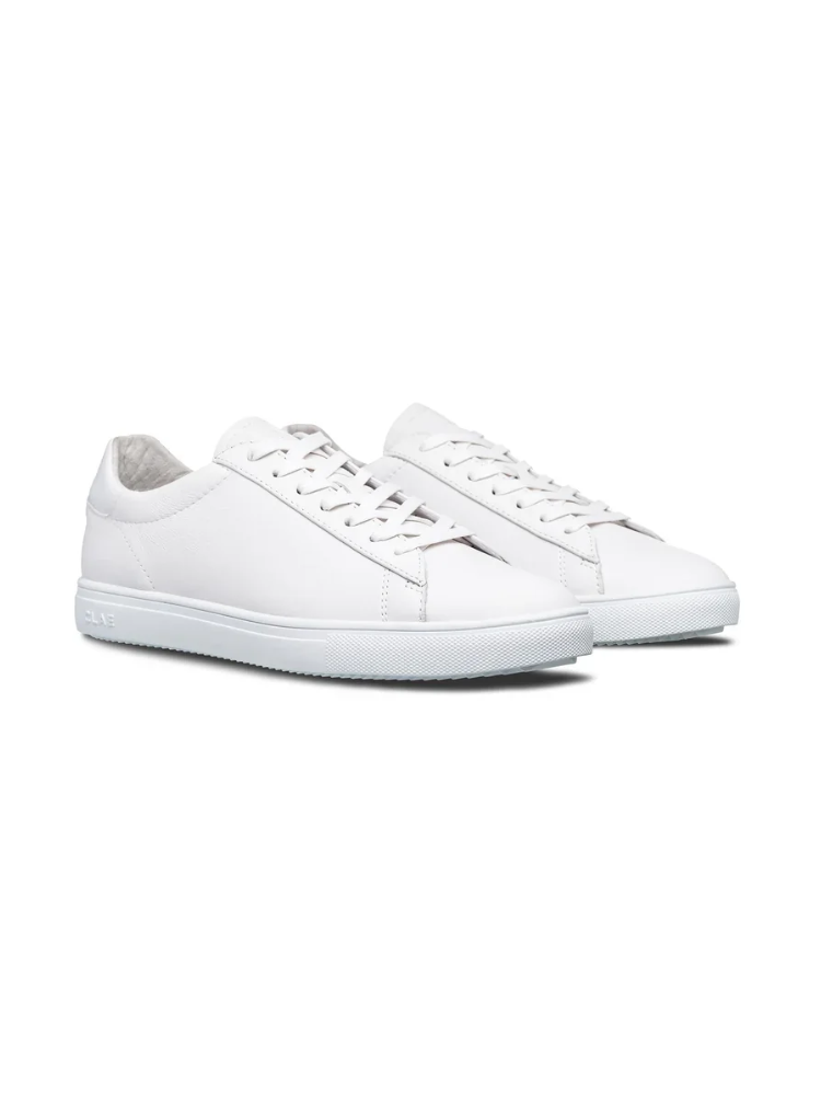 CLAE BRADLEY ESSENTIALS TRIPE WHITE LEATHER
