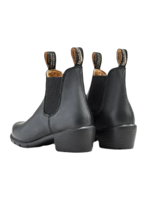 BLUNDSTONE WOMEN'S HEELED BOOTS BLACK