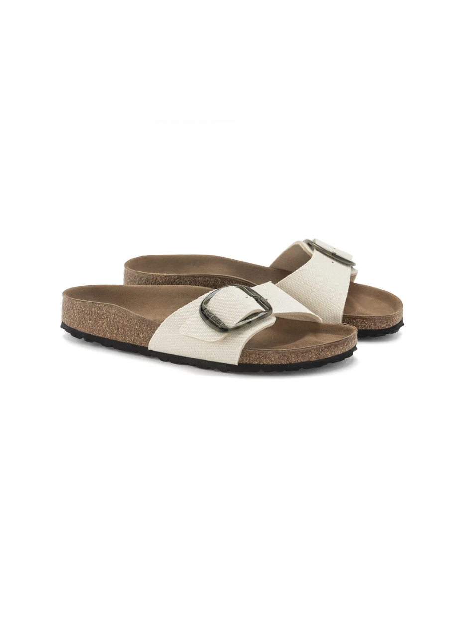 BIRKENSTOCK MADRID VEGAN BIG BUCKLE EGGSHELL