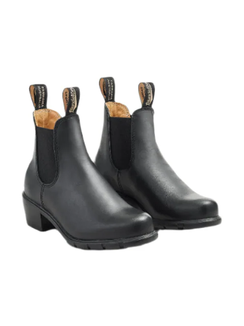 BLUNDSTONE WOMEN'S HEELED BOOTS BLACK