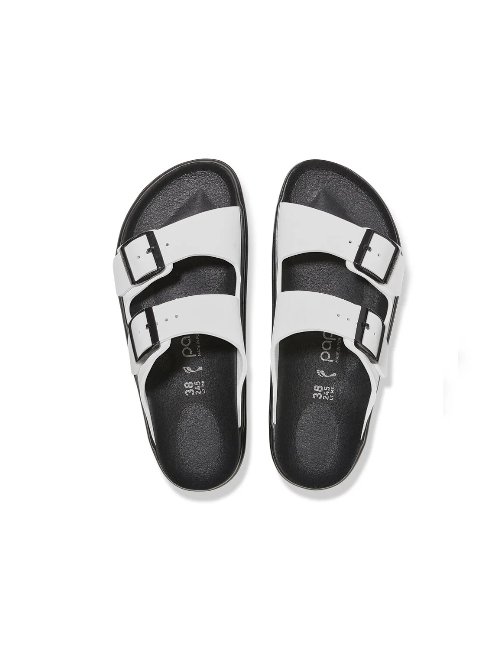 BIRKENSTOCK ARIZONA CHUNKY BIRKO-FLOR WHITE