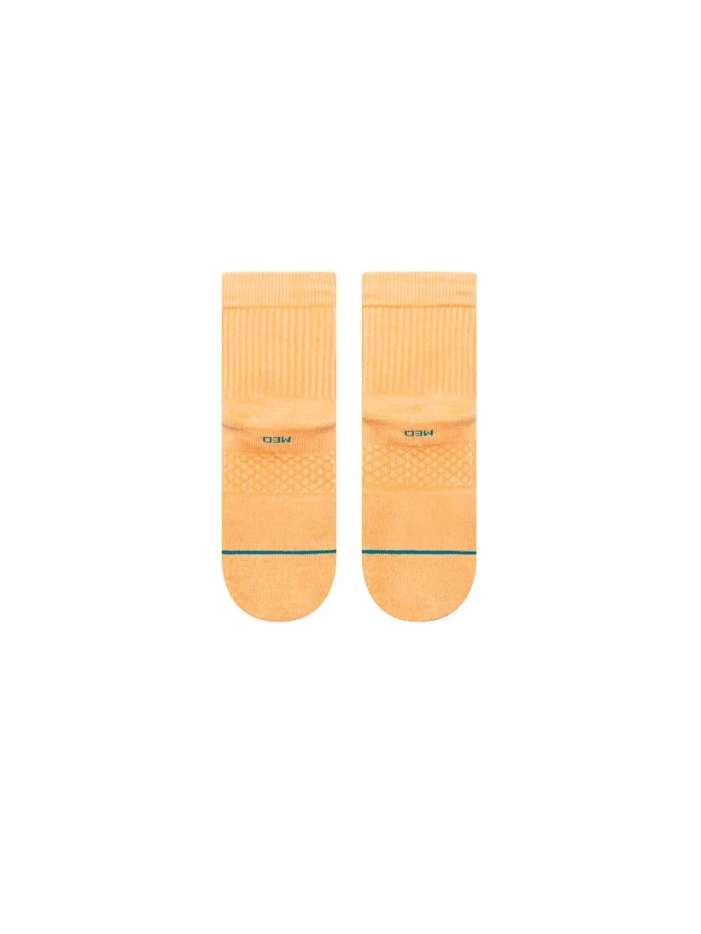STANCE ICON WASHED QUARTER SOCK PEACH