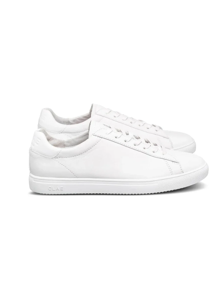 CLAE BRADLEY ESSENTIALS TRIPE WHITE LEATHER