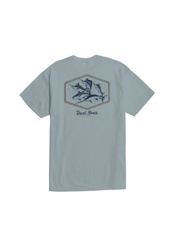 DARK SEAS AFFILIATE STOCK T-SHIRT LT BLUE