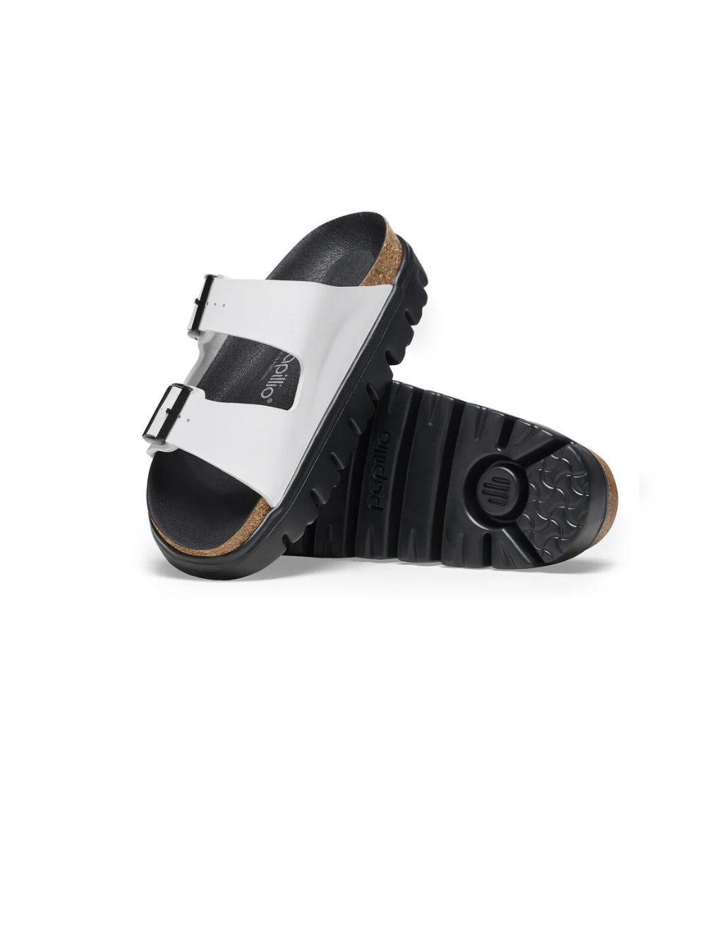 BIRKENSTOCK ARIZONA CHUNKY BIRKO-FLOR WHITE