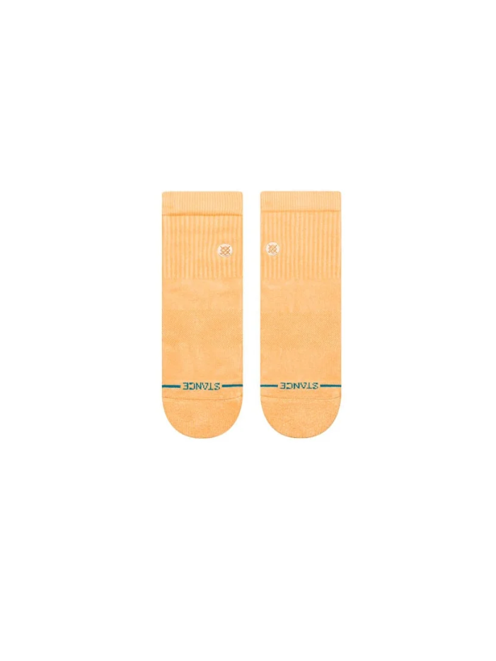 STANCE ICON WASHED QUARTER SOCK PEACH