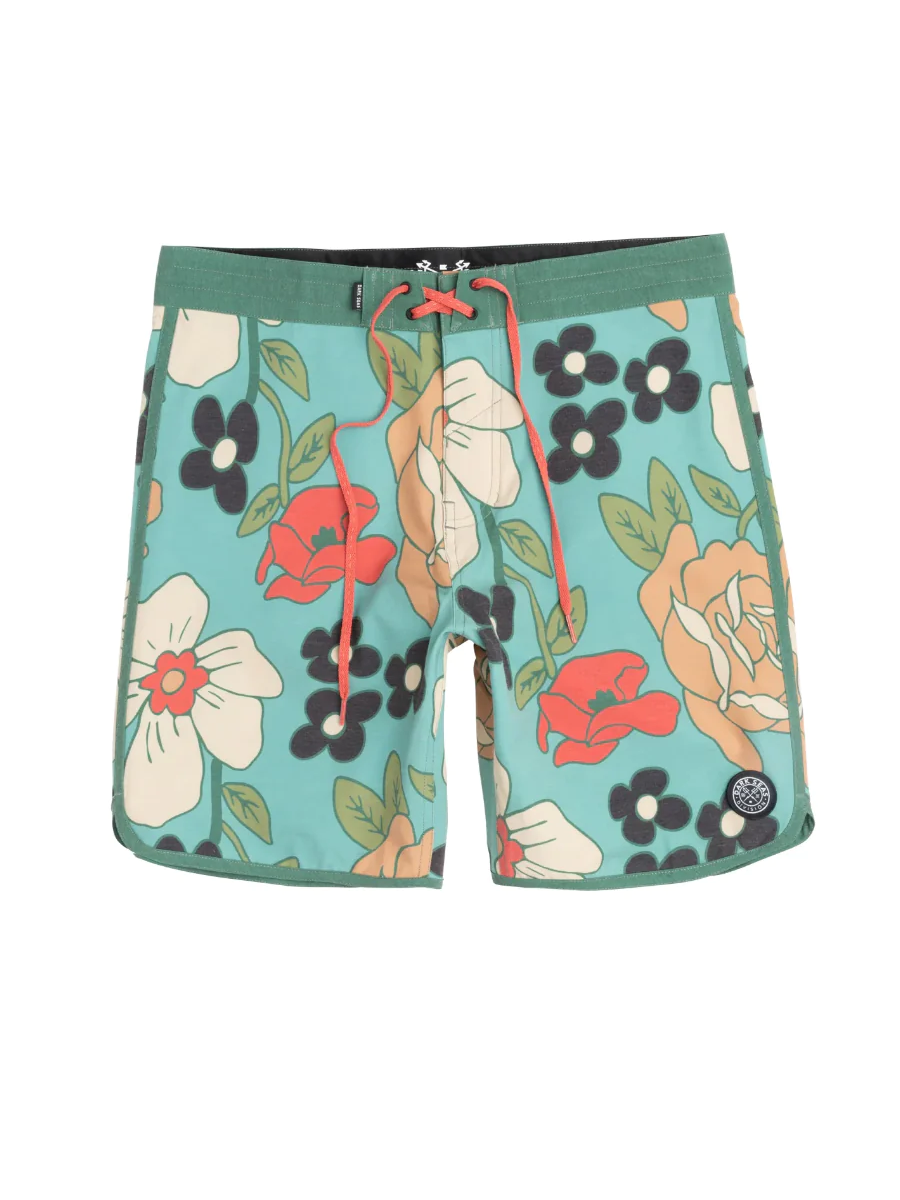 DARK SEAS BLANCO BOARDSHORT TURQUOISE