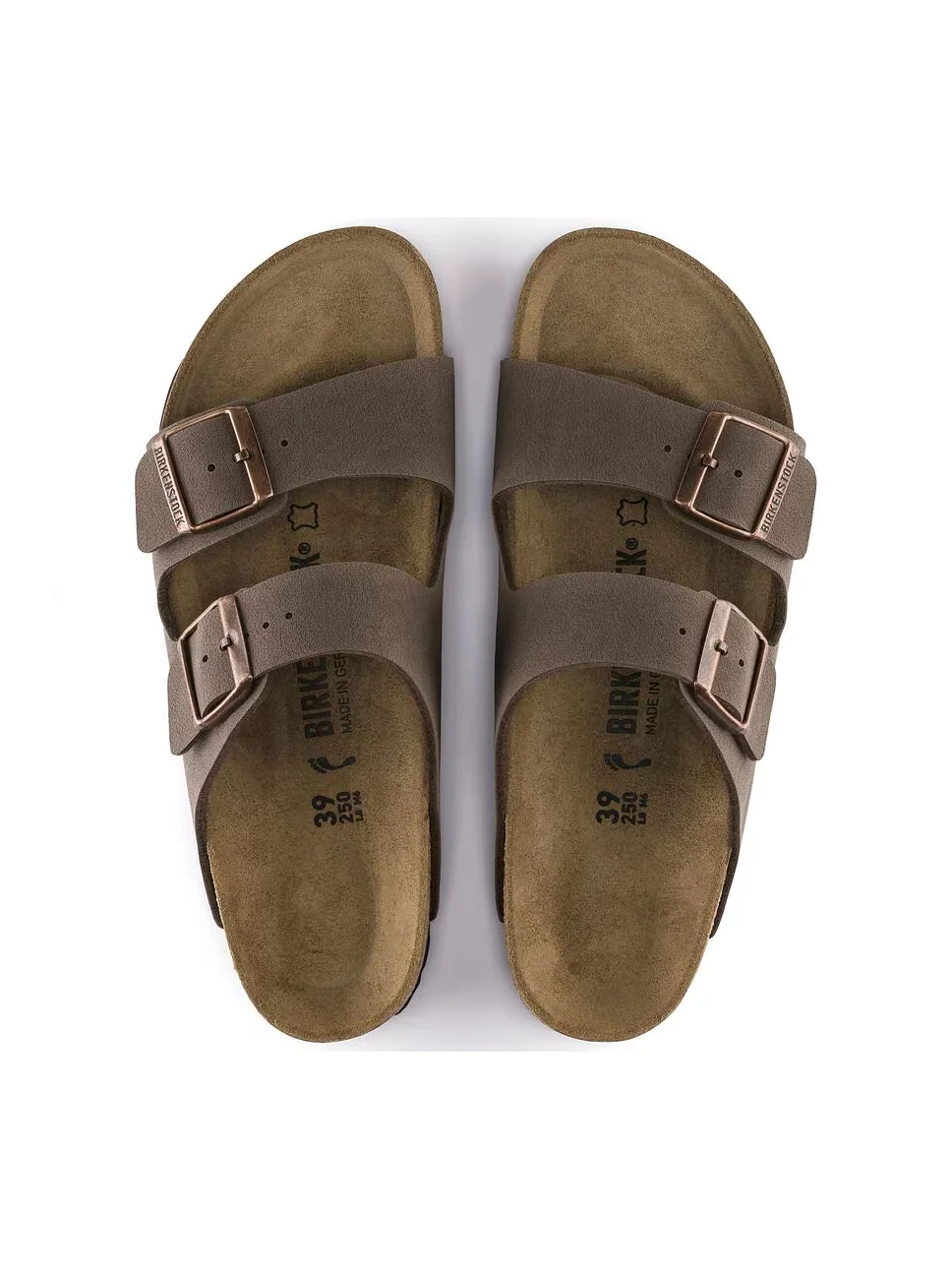 BIRKENSTOCK ARIZONA BIRKIBUC MOCHA