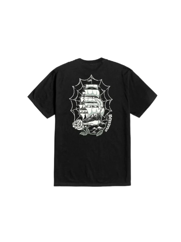 DARK SEAS DEPARTED STOCK T-SHIRT BLACK 