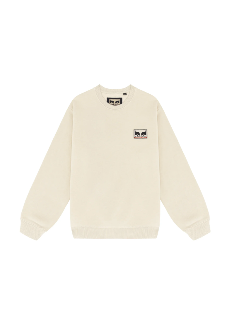 OBEY X NAPAPIJRI DONT JUST WATCH IT BURN CREWNECK CREAM