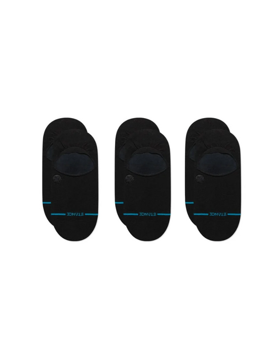 STANCE ICON NO SHOW SOCKS 3PK BLACK