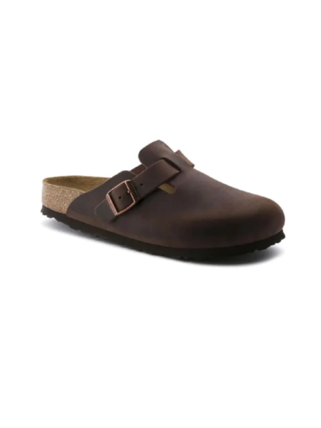 BIRKENSTOCK BOSTON SFB OILED LEATHER HABANA