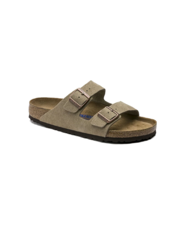 BIRKENSTOCK ARIZONA SFB SUEDE LEATHER TAUPE