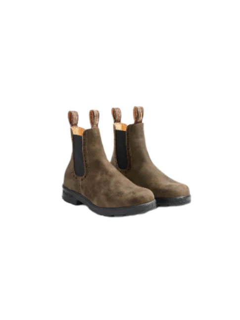 BLUNDSTONE WOMEN'S ORIGINAL HIGH TOP BOOTS RUSTIC BROWN