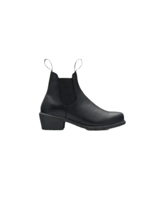BLUNDSTONE WOMEN'S HEELED BOOTS BLACK