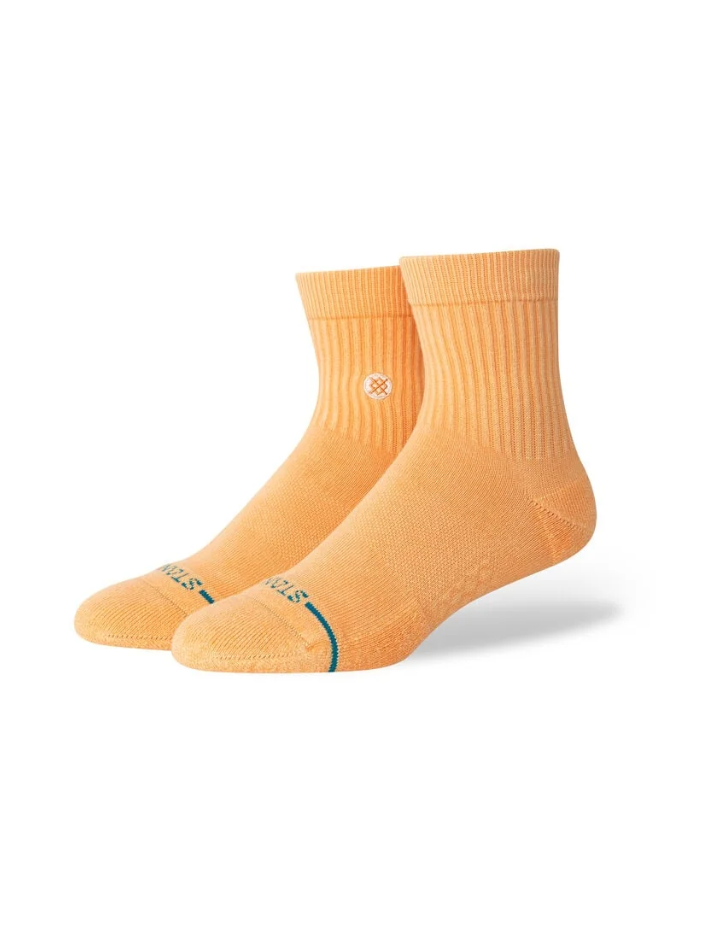 STANCE ICON WASHED QUARTER SOCK PEACH