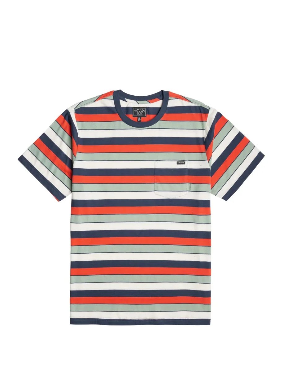 DARK SEAS VIEJE KNIT T-SHIRT NAVY