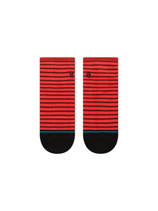 STANCE RED FADE QUARTER SOCKS