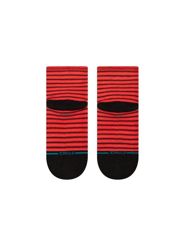 STANCE RED FADE QUARTER SOCKS