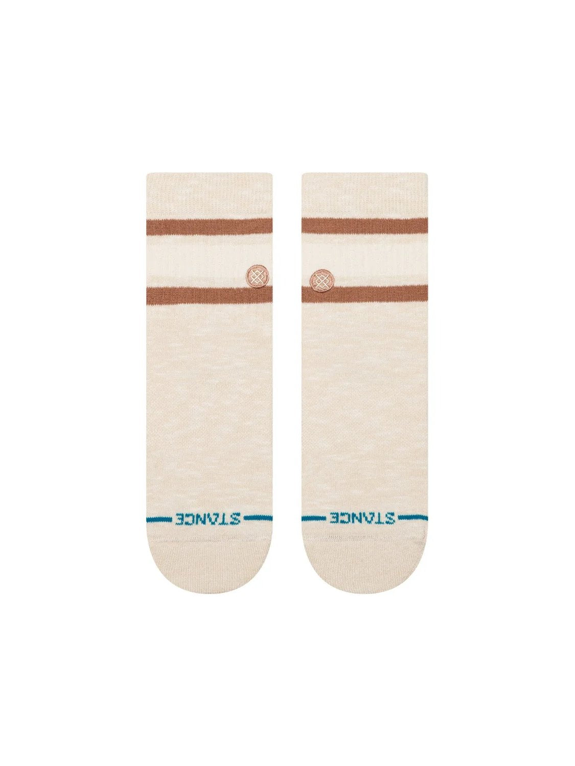 STANCE WOMENS BOYD SLUB QUARTER SOCKS CREAM