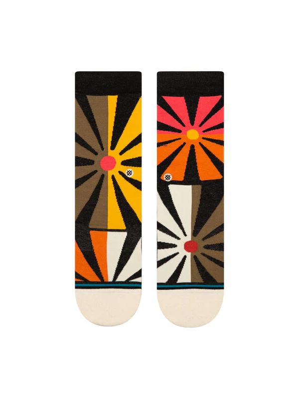 STANCE SHINE UR LIGHT CREW SOCKS BLACK
