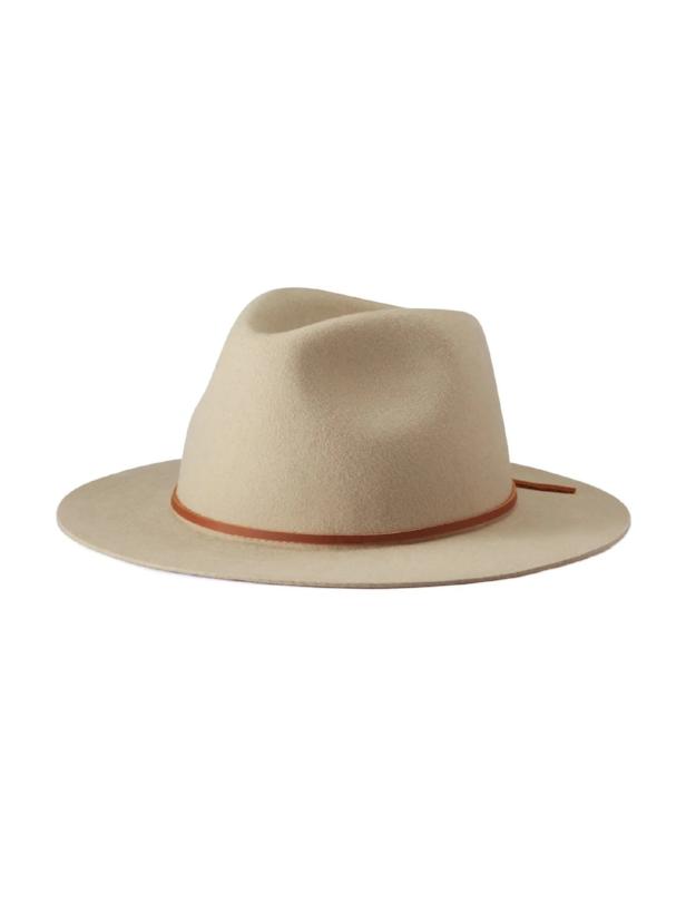 BRIXTON WESLEY FEDORA LIGHT TAN