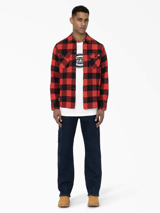 DICKIES SACRAMENTO SHIRT RED PLAID