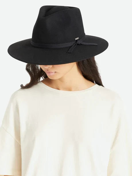 BRIXTON JOANNA FELT PACKABLE HAT BLACK