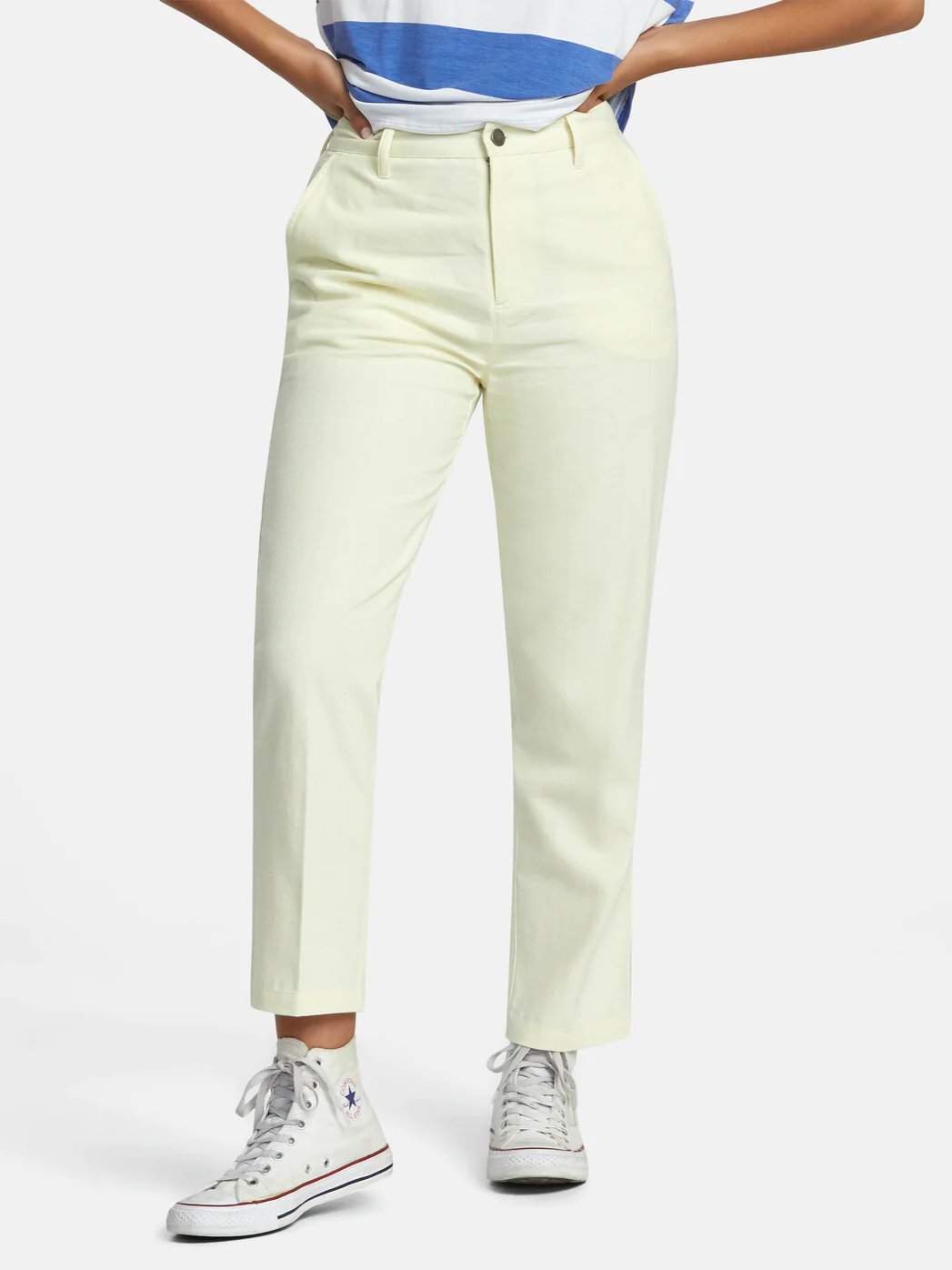 RVCA WEEKEND COTTON PANT NATURAL