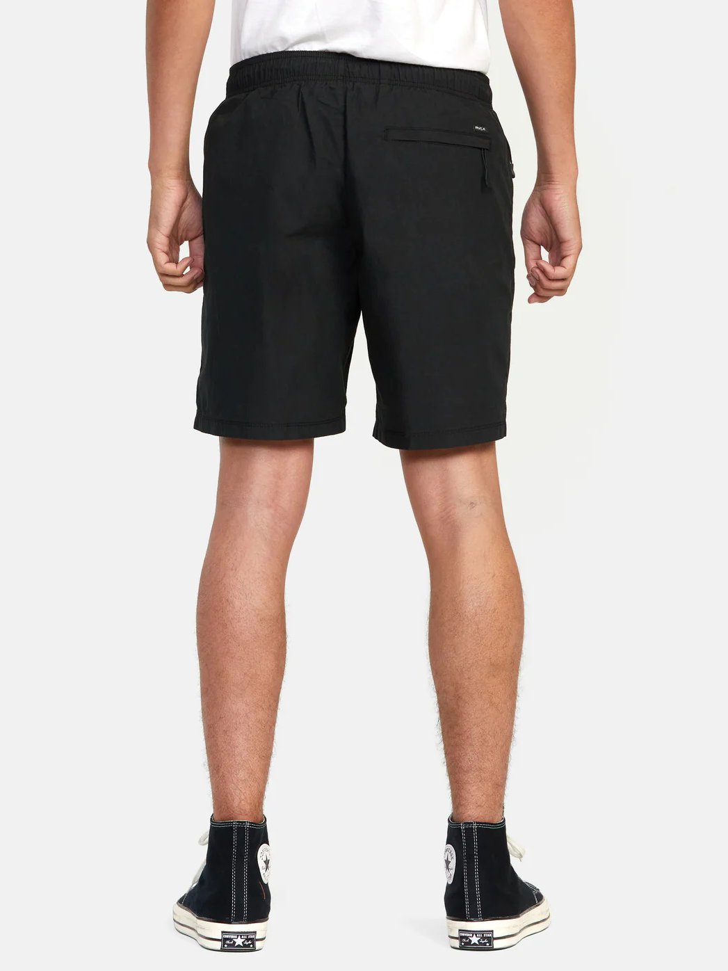 RVCA BRODIE 2 HYBRID ELASTIC SHORT BLACK