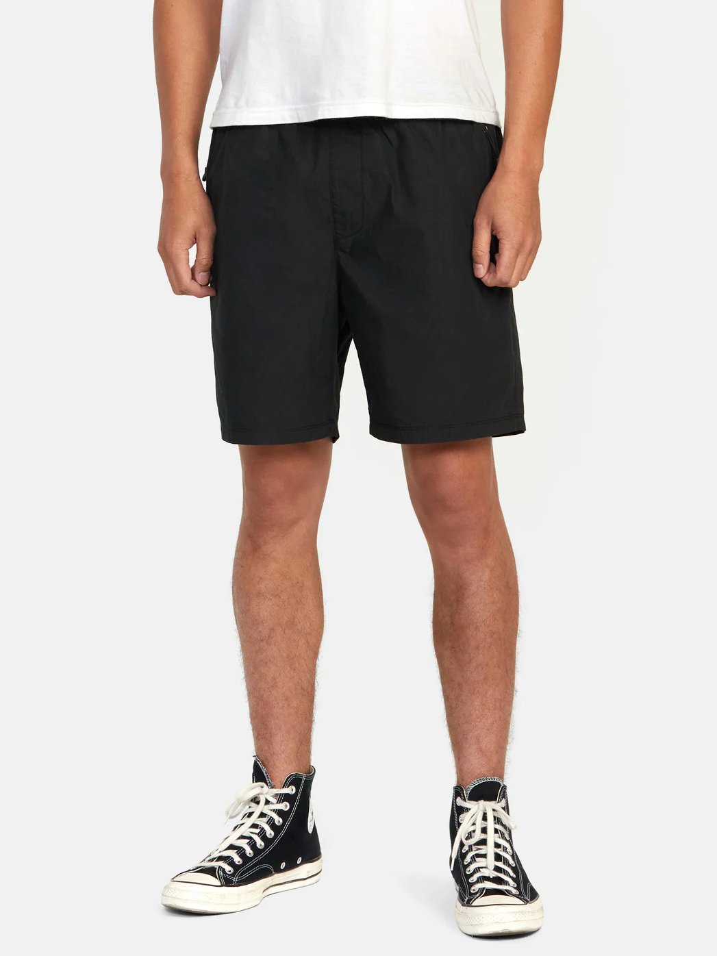 RVCA BRODIE 2 HYBRID ELASTIC SHORT BLACK