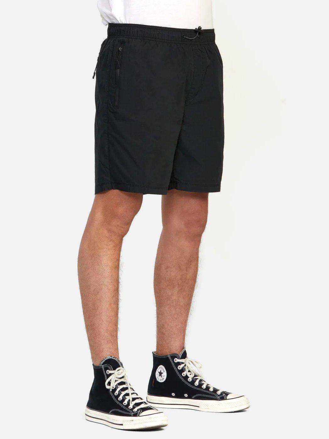 RVCA BRODIE 2 HYBRID ELASTIC SHORT BLACK