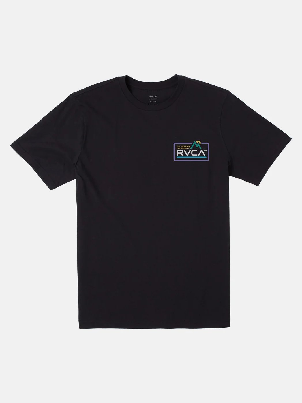 RVCA ALL TERRAIN TEE BLACK 