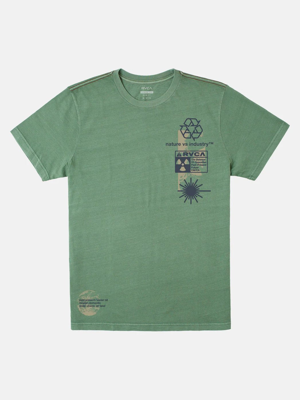 RVCA INFOGRAFIK TEE VERDITE