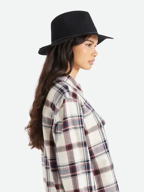 BRIXTON WESLEY FEDORA BLACK