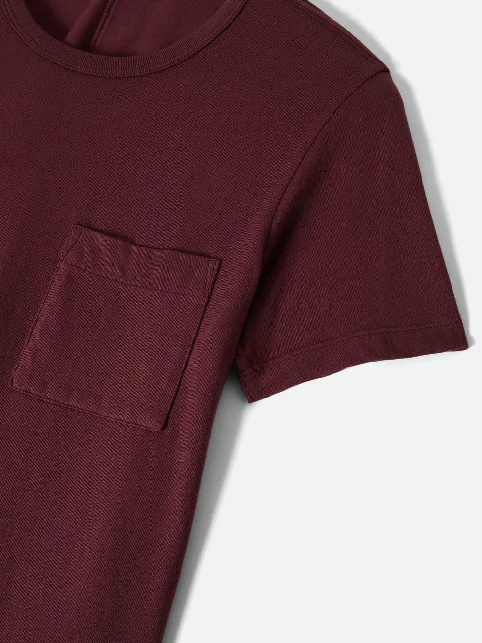 BRIXTON CAREFREE ORGANIC GARMENT DYE PERFECT T-SHIRT PORT