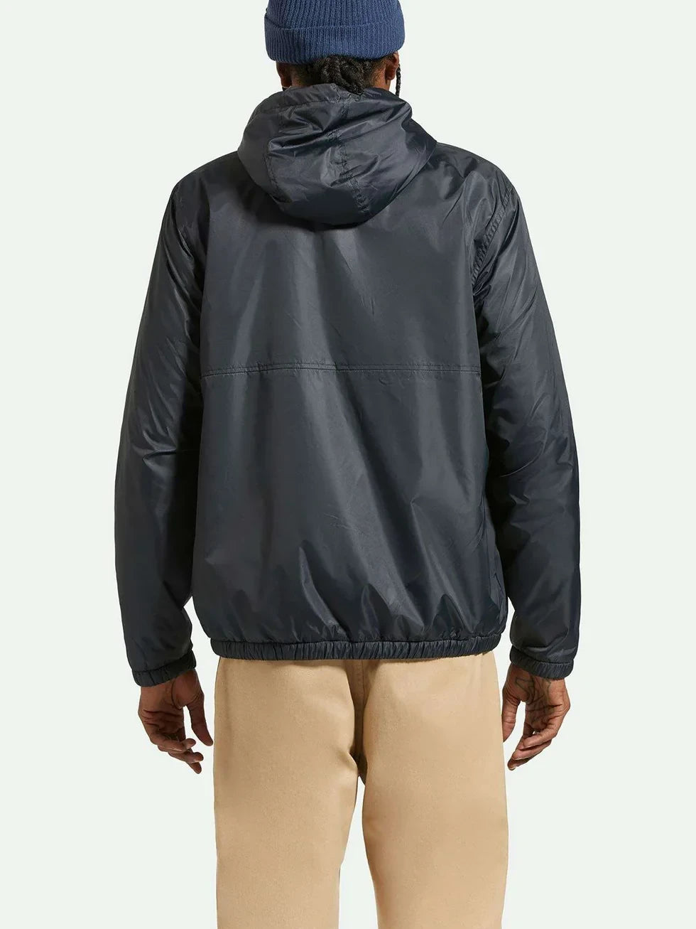 BRIXTON CLAXTON PARSONS ARCTIC FLEECE LINED JACKET BLACK