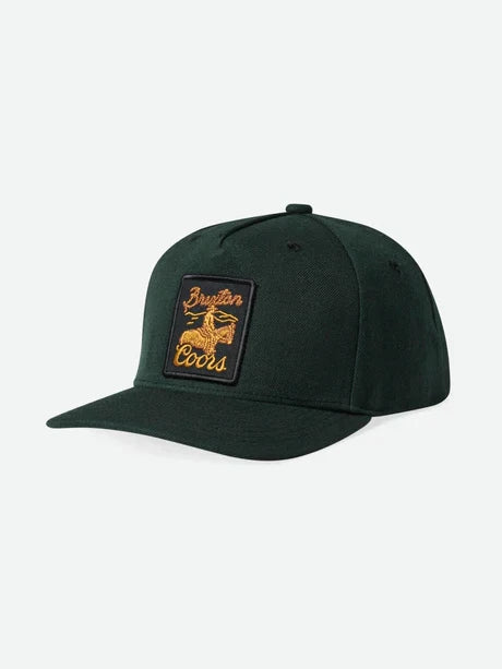 BRIXTON COORS LEGENDS SNAPBACK BLACK