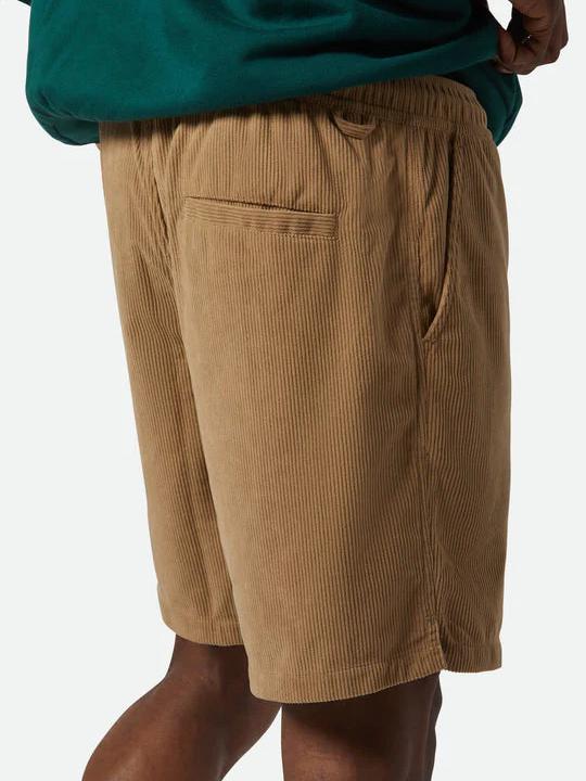 BRIXTON EVERYDAY CORDUROY SHORT KHAKI