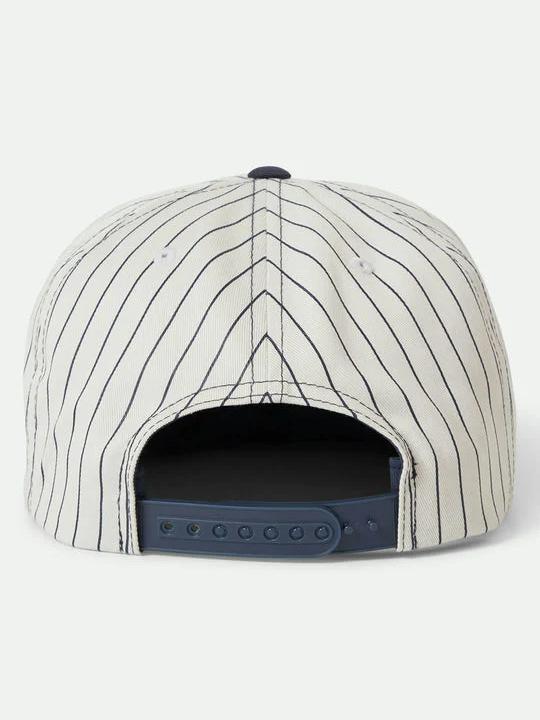 BRIXTON THE LEAGUE SNAPBACK WASHED NAVY/OFF WHITE
