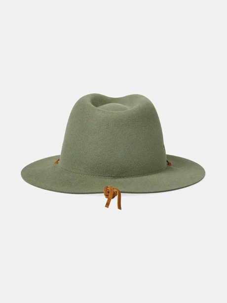 BRIXTON WESLEY WTHR GUARD™ PACKABLE FEDORA LIGHT MOSS