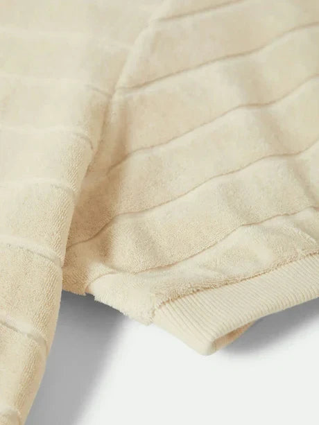BRIXTON WEEKEND TERRY CLOTH POLO WHITECAP