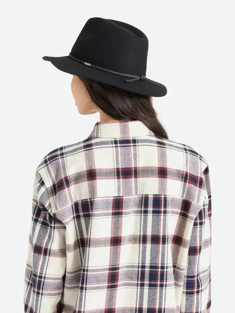 BRIXTON WESLEY FEDORA BLACK