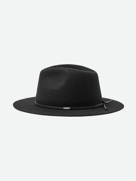 BRIXTON WESLEY FEDORA BLACK