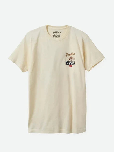 BRIXTON COORS LEGENDS STANDARD TEE NATURAL