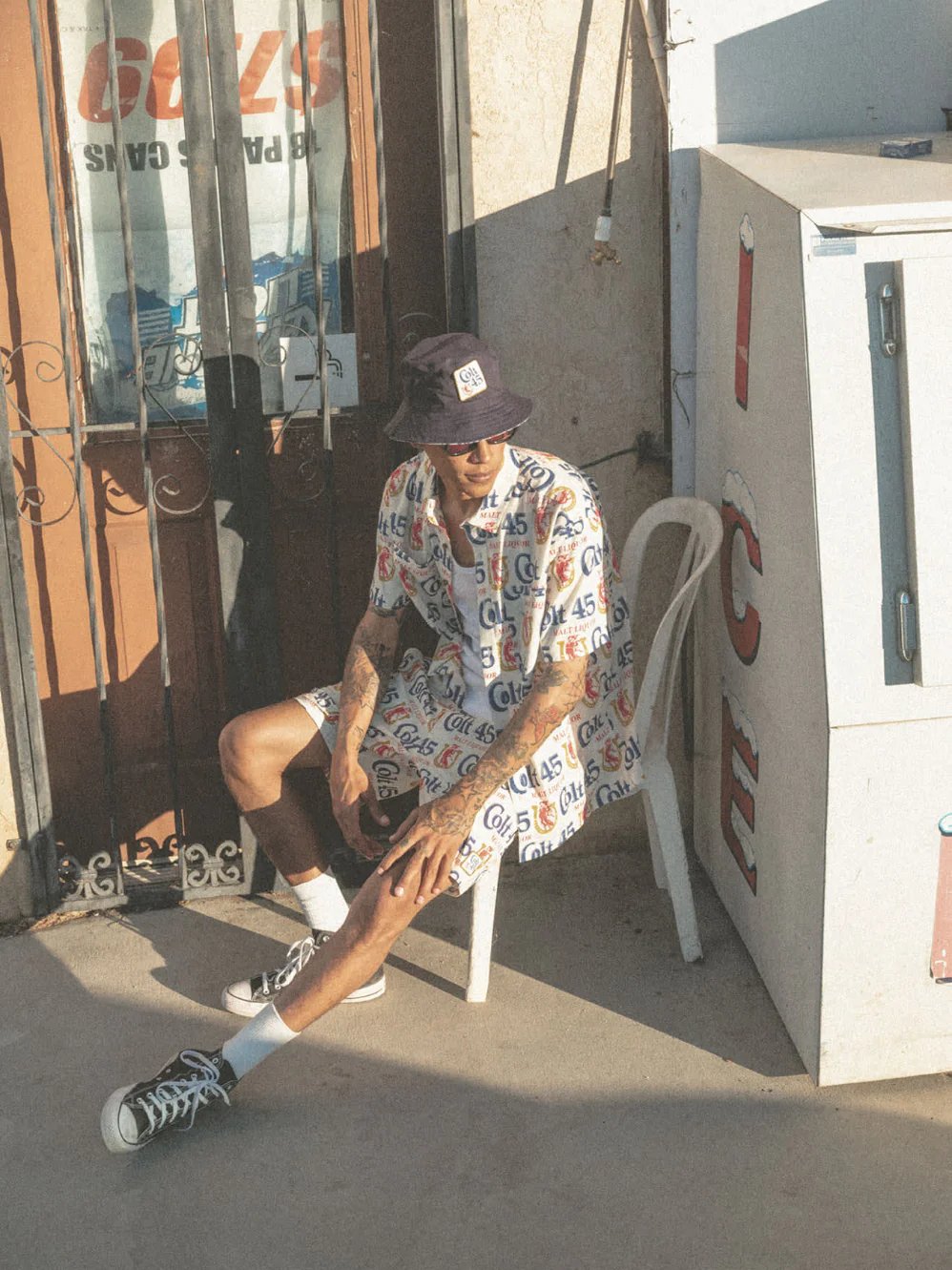 COLT 45 X BRIXTON SHORT SLEEVE SHIRT