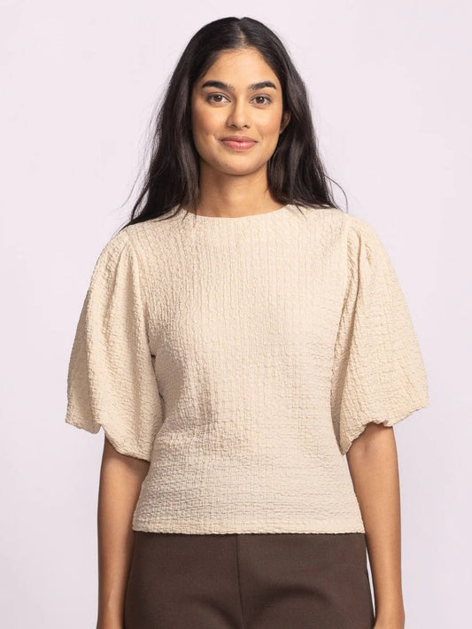 PINK MARTINI LITA TOP BEIGE
