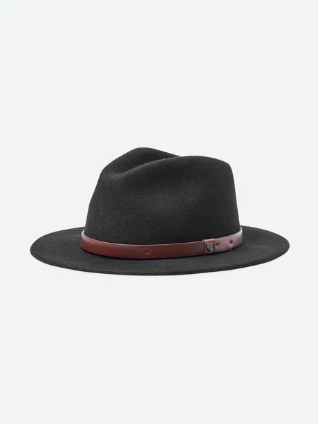 BRIXTON MESSER FEDORA BLACK 