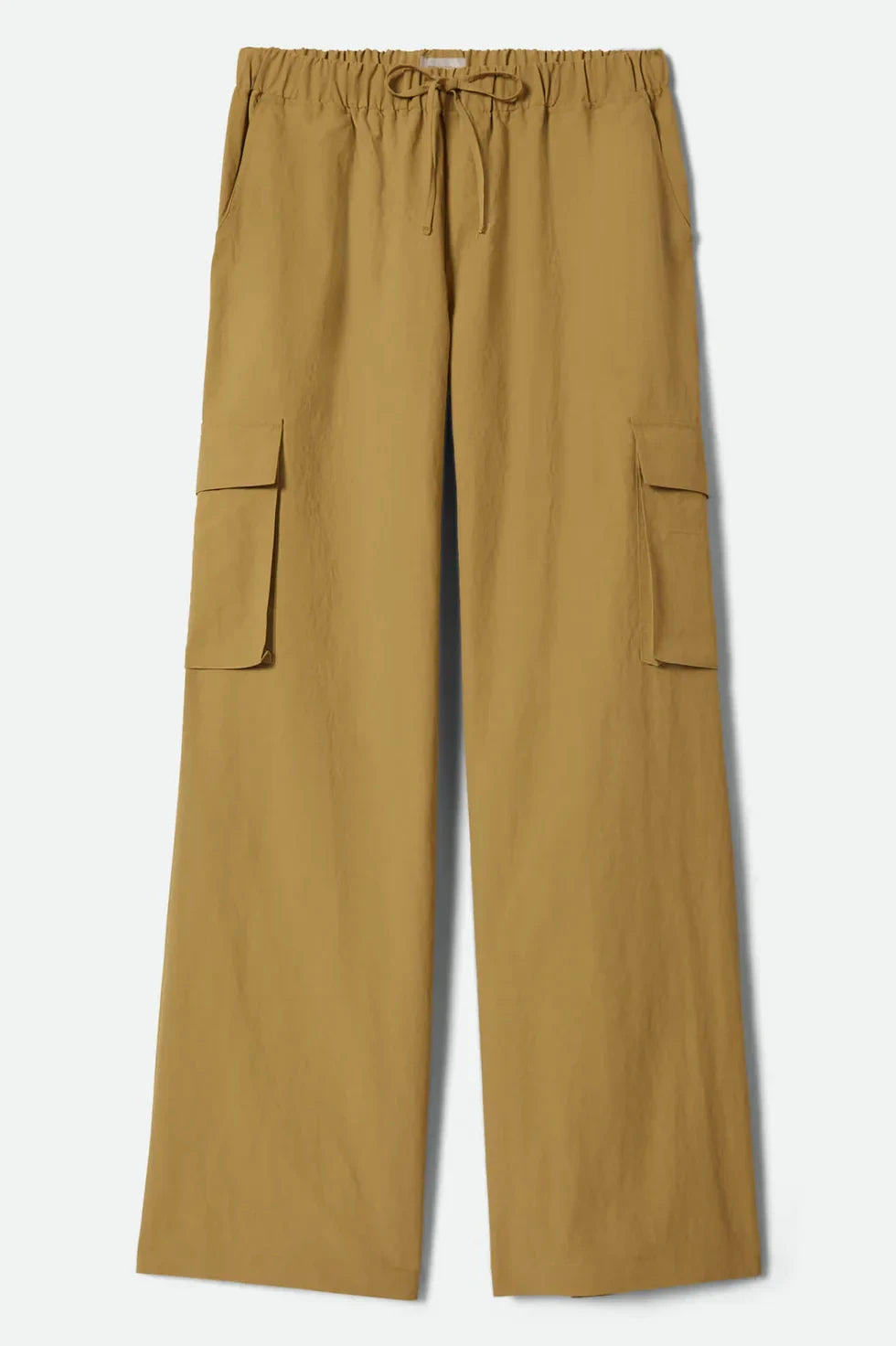 BRIXTON THE JETT LIGHTWEIGHT CARGO WIDE LEG PANT OLIVE STONE